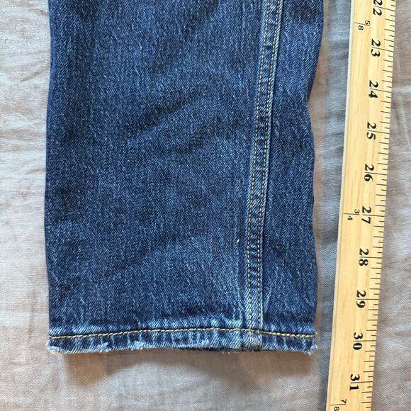 Levis Womens Jeans 70s High Waist Slim Straight 28X30 Big E Vintage Style - Picture 4 of 10